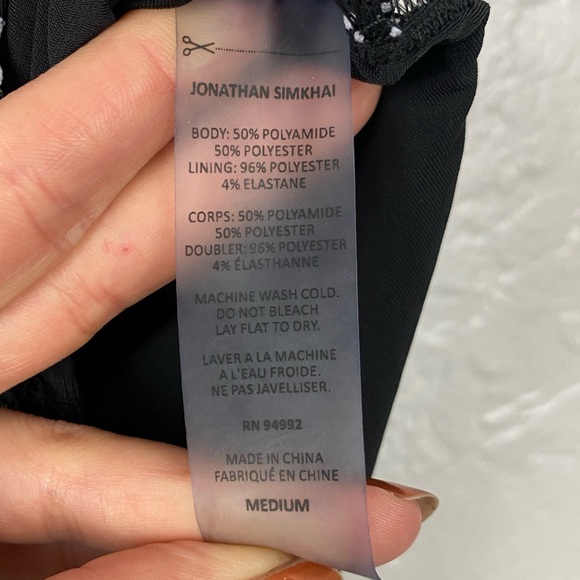 Jonathan Simkhai Resort Drawstring Fringe Knit Maxi Coverup Skirt medium - Picture 8 of 9